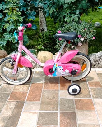 BICICLETTA BIMBA CON ROTELLE 