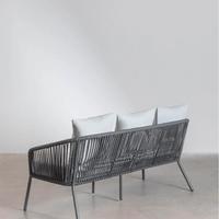 Set da giardino - divano, 2 poltrone e tavolino