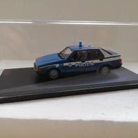 modellino alfa romeo 75 polizia