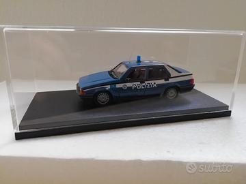 modellino alfa romeo 75 polizia
