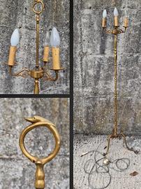 lampada da terra bronzo primi 900