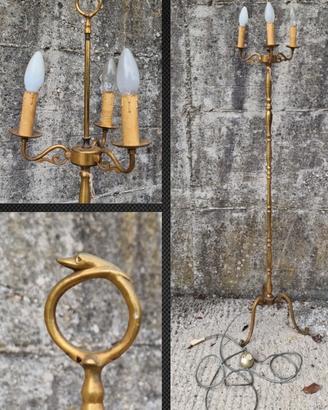 lampada da terra bronzo primi 900