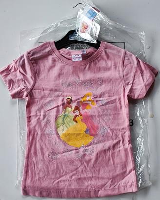 Maglietta Bambina Disney Princess Rosa