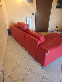 Divano In pelle  3 posti