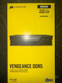 RAM 32GB (16x2) DDR5 6400MHz Intel XMP
