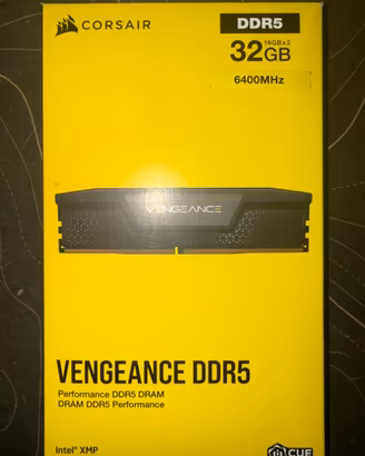 RAM 32GB (16x2) DDR5 6400MHz Intel XMP