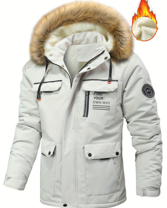 Piumino da uomo, casual, cotone ispessito, giacca