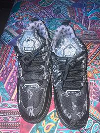 LV X SWAROVSKI taglia 45 nere brillantinate unisex