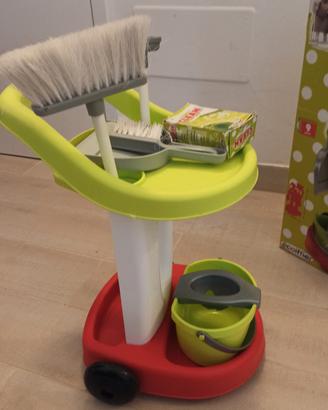 Gioco Carrello delle pulizie con accessori