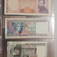 Banconote Lire Repubblica Italiana Regno d'Italia