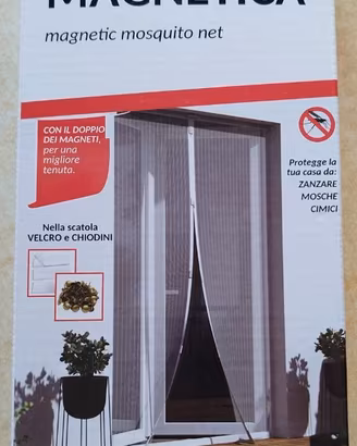 Zanzariera magnetica bianca 140x240