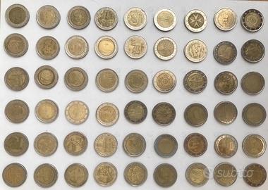 LOTTO MONETE DA 2 EURO - Assortimento di 54 monete - Collezionismo
