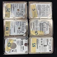 Lotto 2 composto da n. 6 HDD da 2,5'' varie marche