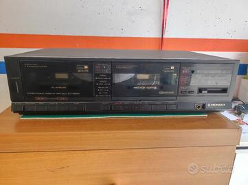 Pioneer lettore doppia cassetta CT 1280W