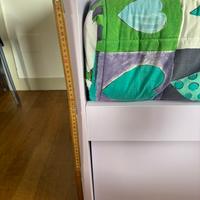 letto singolo con letto estrabile