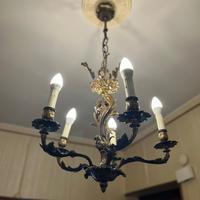 Lampadario in bronzo