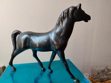 Scultura cavallo in bronzo