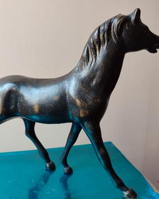 Scultura cavallo in bronzo