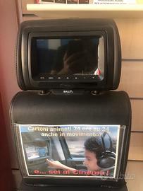 2 Monitor poggiatesta auto nuovo