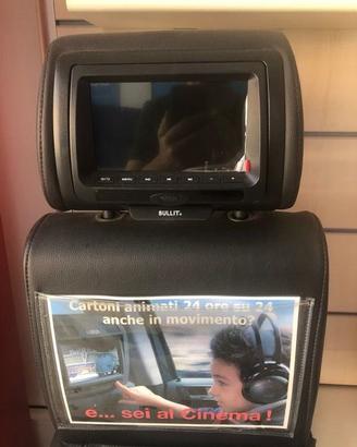 2 Monitor poggiatesta auto nuovo