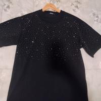 maglietta brillantinata 