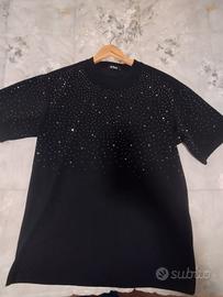 maglietta brillantinata 