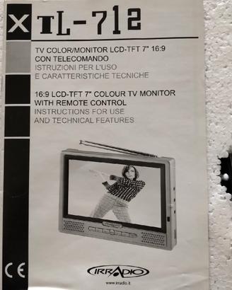 Tv color monitor lcd