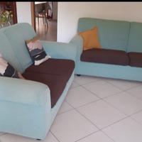 divano  letto tre posti,e divano due posti