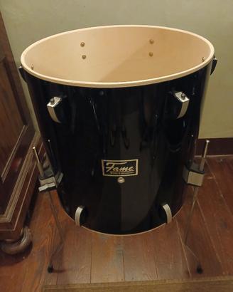 Timpano per batteria FAME Black Piano 16" 