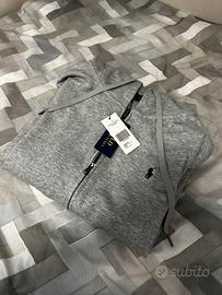 Felpa Ralph Lauren Full Zip con Cappuccio