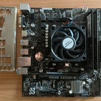 Scheda madre + scheda video + ram + processore