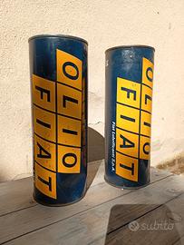 Olio FIAT epoca latte originale vintage 