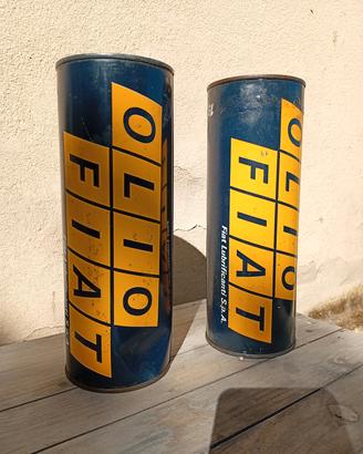 Olio FIAT epoca latte originale vintage 