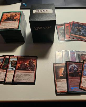 Magic Goblin Commander con bustine/deck gia pronto