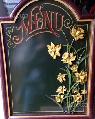 Lavagna in legno a gesso