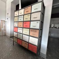 Cassettiera in ferro stile Industrial