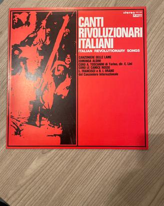 Lp canti rivoluzionari italiani