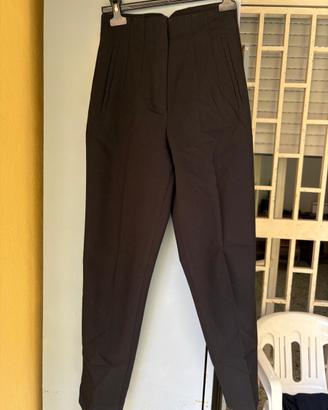 Pantalone Zara nero elegante sartoriale donna