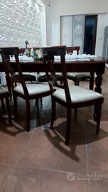 tavolo con 6 sedie