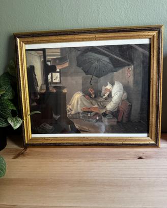 Carl Spitzweg Der arme Poet - r iproduzione