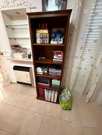 Librerie con mini cristalliera
