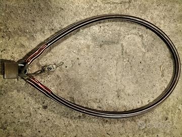 catena cavo acciaio antifurto x bici euro 9