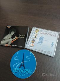 CD Edith Piaf, Claude Lelouch e Fausto Papetti