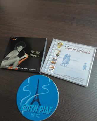CD Edith Piaf, Claude Lelouch e Fausto Papetti