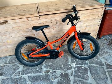Mountan bike Trek 16 pollici arancione da bambino
