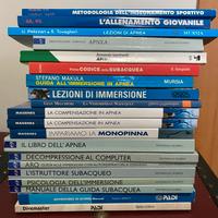 Libri apnea, monopinna, compensazione, subacquea