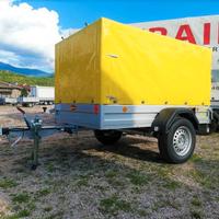 Carrello rimorchio auto mono asse