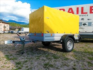 Carrello rimorchio auto mono asse