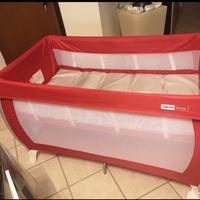 Inglesina lodge rosso box/lettino