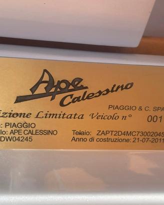 Ape calessino diesel